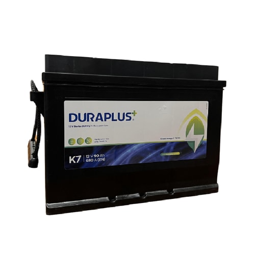 12V 90Ah Duraplus Tam Kapalı R+ Tırnaklı H3 Akü